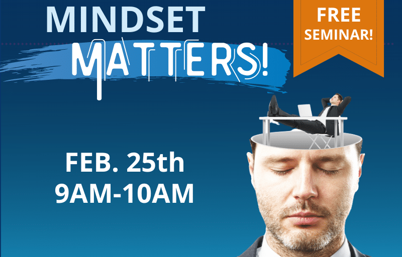 Mindset Matters Free Seminar Banner