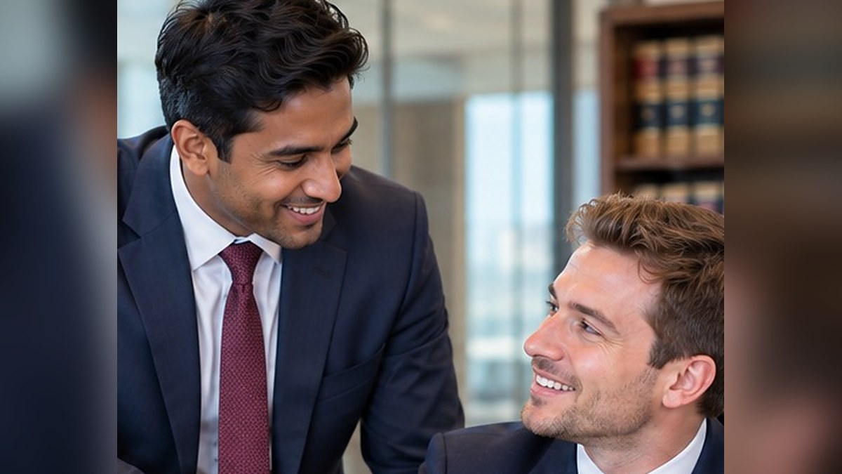 Senior Attorney Mentoring A New Associate, Helping Him Overcome Imposter Syndrome As A New Lawyer